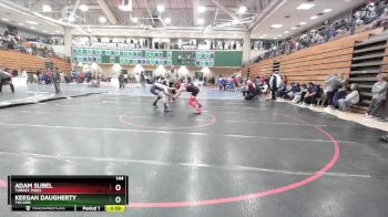 144 lbs Cons. Round 2 - Adam Subel, Torrey Pines vs Keegan Daugherty, Yucaipa