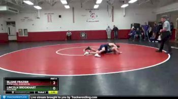 132 lbs Round 1 - Blaine Frazier, Notre Dame, Burlington vs Lincoln Brookhart, Muscatine
