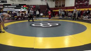 215 lbs Quarterfinal - Cael Weidemoyer, Faith Christian Academy vs Connor Smalley, Notre Dame-Green Pond