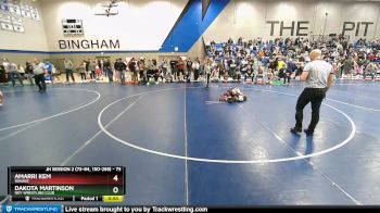 73 lbs Semifinal - Amarri Kem, Ravage vs Dakota Martinson, Roy Wrestling Club