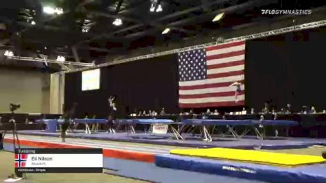 Eli Nilson - Tumbling, Wasatch - 2021 USA Gymnastics Championships