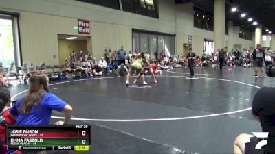 175 lbs Round 1 (6 Team) - Josie Faison, Patriots WC White vs Emma Faszold, Feelin Peachy