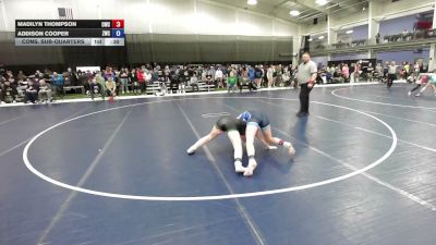 145 lbs Cons. Sub-quarters - Addison Cooper, Zumwalt Wrestling Club vs Madilyn Thompson, Champions Wrestling Club