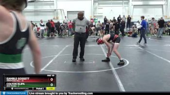 88 lbs Round 3 (8 Team) - Colton Klipa, Dog Pound vs Gamble Gossett, Wrestling Mill
