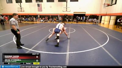 182 lbs Cons. Round 1 - Dominic Savini, Aurora (A. CHRISTIAN) vs Devin O`connell, Plainfield (SOUTH)