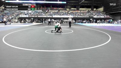 120 lbs 5th Place Match - Vince Maturo, Overland Park-Blue Valley Southwest HS vs Grant Taylor, Basehor-Linwood HS