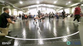 40 lbs Consi Of 4 - Bentley Campbell, Broken Arrow Wrestling Club vs Zeke Dunlop, Team Tulsa Wrestling Club