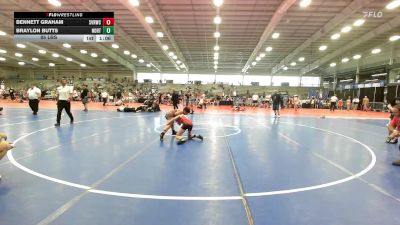 85 lbs Rr Rnd 2 - Bennett Graham, Steel Valley Renegades vs Braylon Butts, North Carolina National Team Blue