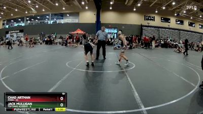 110 lbs Round 3 (4 Team) - Chad Artman, POWA vs Jack Mulligan, Top Dawg Academy