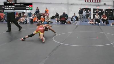 64 lbs Round 2 (6 Team) - Damian Ruiz, Warhawks vs Kyle Savage, Team Blue Hens