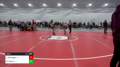 86 lbs Consi Of 8 #1 - Urijah Berwager, East Berlin vs Matthew Shock, Altoona