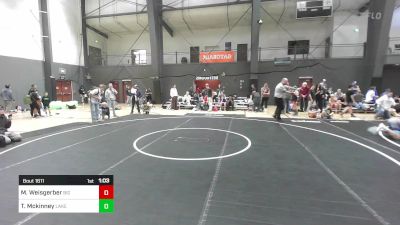 130 lbs Round Of 16 - Miles Weisgerber, Big Cat Wrestling vs Tanner Mckinney, Lake Stevens WC