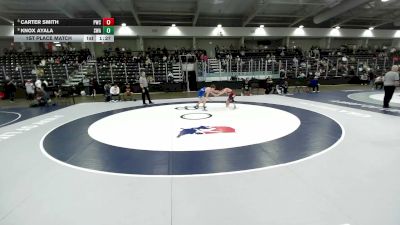 106 lbs 1st Place Match - Knox Ayala, Sebolt Wrestling Academy vs Carter Smith, Perrysburg Wrestling Club