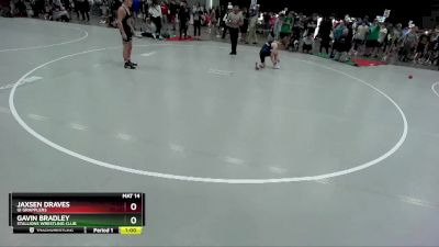 120 lbs Cons. Round 1 - Jaxsen Draves, GI Grapplers vs Gavin Bradley, Stallions Wrestling Club