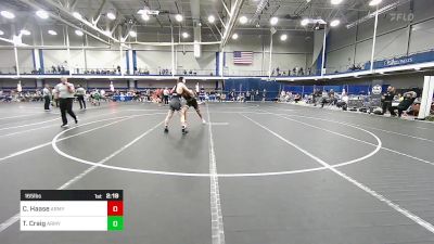 165 lbs Consi Of 8 #2 - Cooper Haase, Army Prep vs Tanner Craig, Army-West Point