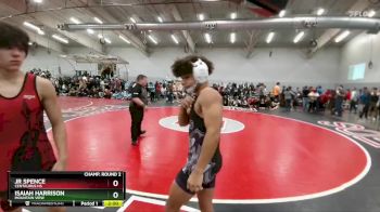 120 lbs Champ. Round 2 - Isaiah Harrison, Mountain View vs JR Spence, Centaurus Hs