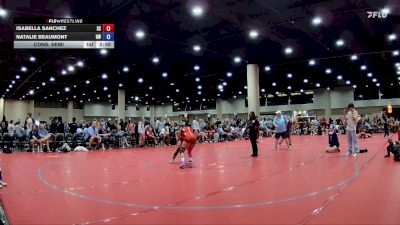 100+106 Cons. Semi - Natalie Beaumont, Halls Wrestling vs Isabella Sanchez, MatClash