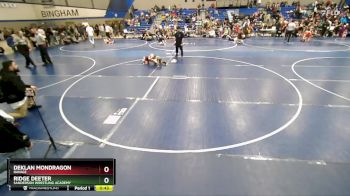 50 lbs Quarterfinal - Deklan Mondragon, Ravage vs Ridge Deeter, Sanderson Wrestling Academy