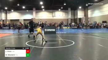 86 lbs Quarterfinal - Joshua Viera, Florida vs Walker Woodard, Troup Youth Wrestling (TYW)