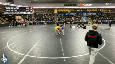 120 lbs Cons. Round 4 - Kelsey Becker, Decorah vs Cadence Pastor, Marion