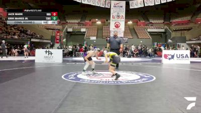 Schoolboys - 80 lbs Cons. Round 2 - Austin Miller, USA Gold Wrestling Club vs Andres Yebra, Middletown Wrestling Club