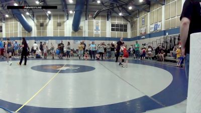 10U Boys FS - 84 lbs Champ. Round 3 - Caleb Bradley, Roncalli Wrestling Foundation vs James Hamm, Owen County Wrestling Club