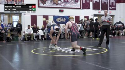 285 lbs Semifinal - Michael Palmiero, Boyertown Area vs Jacob Cozze, Nazareth Area