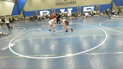 117 lbs Semifinal - Kamon Thompson, Sanderson Wrestling Academy vs Braxton Moss, Sanderson Wrestling Academy