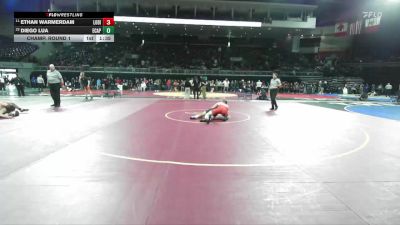 138 lbs Champ. Round 1 - Ethan Warmerdam, Lodi vs Diego Lua, El Capitan