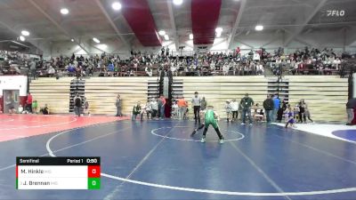 63 lbs Semifinal - Jase Brennan, New Castle Youth Wrestling vs Max Hinkle, Fc Wrestling Club