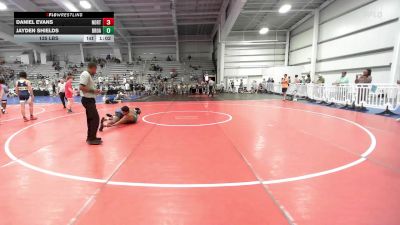 135 lbs Rr Rnd 1 - Daniel Evans, North Carolina National Team Blue vs Jayden Shields, Broad Axe Green