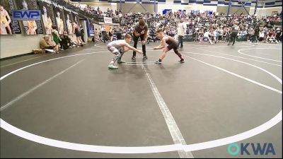 83-90 lbs Quarterfinal - Roman Buller, Weatherford Youth Wrestling vs Kannon VanDeven, Mustang Bronco Wrestling Club