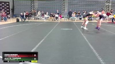 160 lbs Round 2 (10 Team) - Owen Borden, Noke Wrestling RTC vs Scottie Tompkins, Hanover Hawkeye