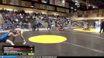 113 lbs Quarterfinal - Carlo Arreola, Olympian High School Wrestling vs Jake Marzi, Temecula Valley High School Wrestling