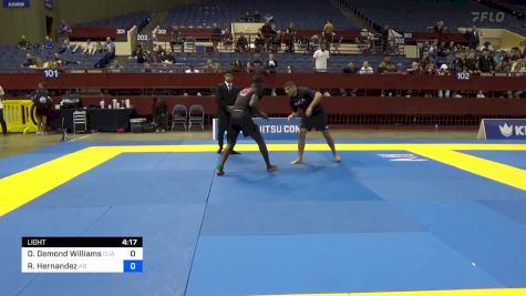 Darious Demond Williams vs Ruben Hernandez 2024 Pan IBJJF Jiu-Jitsu No-Gi Championship