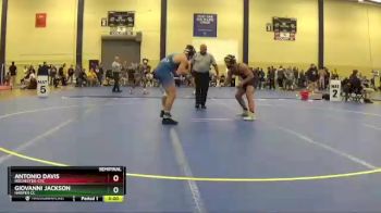 184 lbs Semifinal - Antonio Davis, Rochester-CTC vs Giovanni Jackson, Harper CC