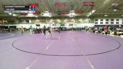 110 lbs Champ. Round 3 - Alexandra Tchekounova, Quincy vs Lita Cruz, Grand View