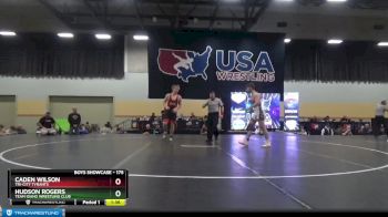 175 lbs Quarterfinal - Hudson Rogers, Team Idaho Wrestling Club vs Caden Wilson, Tri-City Tyrants