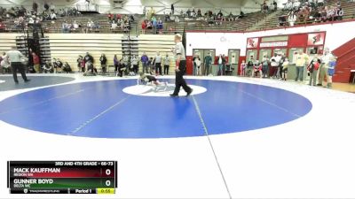 66-73 lbs Champ. Round 1 - Gunner Boyd, Delta WC vs Mack Kauffman, Region WA