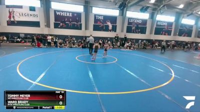 58 lbs Cons. Semi - Ward Brady, Ryse Wrestling Club vs Tommy Meyer, Vici Wrestling Club