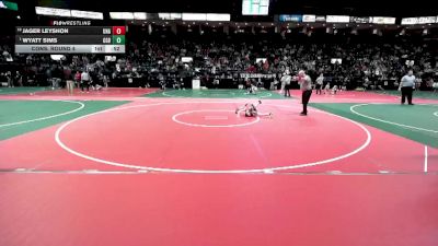 58 lbs Cons. Round 4 - Wyatt Sims, GGBA vs Jager Leyshon, Unattached