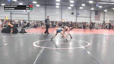 92 lbs Round 3 - 12:30pm Saturday - Paxton Beckett, Backyard Brawlers vs Jace Barnes, Team Michigan