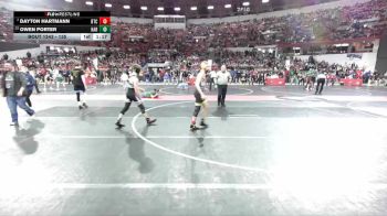 135 lbs Champ. Round 2 - Dayton Hartmann, B.A.M Training Center vs Owen Porter, Hartford