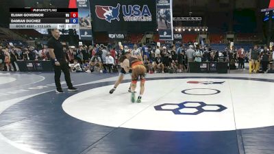 113 lbs Cons. Sub-rd Of 64 - Elijah Governor, Washington vs Damian DuChez, Maryland