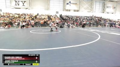 63 lbs Quarterfinal - Danielsen Gibeau, Warrior Warehouse Wrestling vs Jaden Fasulo, Brawlers Elite