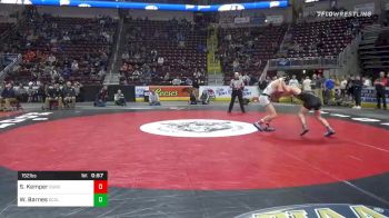 152 lbs Consolation - Shane Kemper, Burgettstown vs Wesley Barnes, Southern Columbia