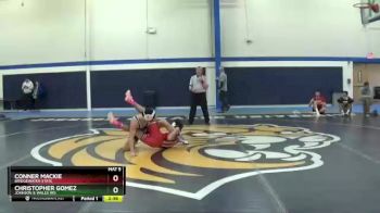 133 lbs Cons. Round 4 - Christopher Gomez, Johnson & Wales (RI) vs Conner Mackie, Bridgewater State