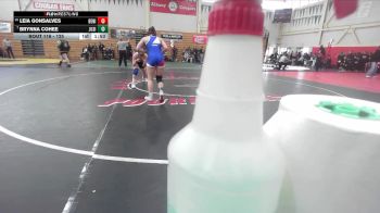 125 lbs Champ. Round 2 - Brynna Cohee, Justin-Siena vs Leia Gonsalves, Benicia