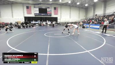 190 lbs Round 1 (3 Team) - Holden Stowell, Gouverneur Sr HS vs Maddox McCormick, Port Jervis Sr HS