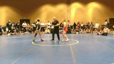 132.6-136.4 lbs Champ. Round 1 - Lindsey Rywolt, South Side Wrestling Club vs Gianna Slusser, Lion's Den